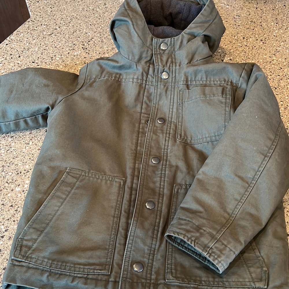 Old Navy - Boys Canvas insulated jacket, size 6-7